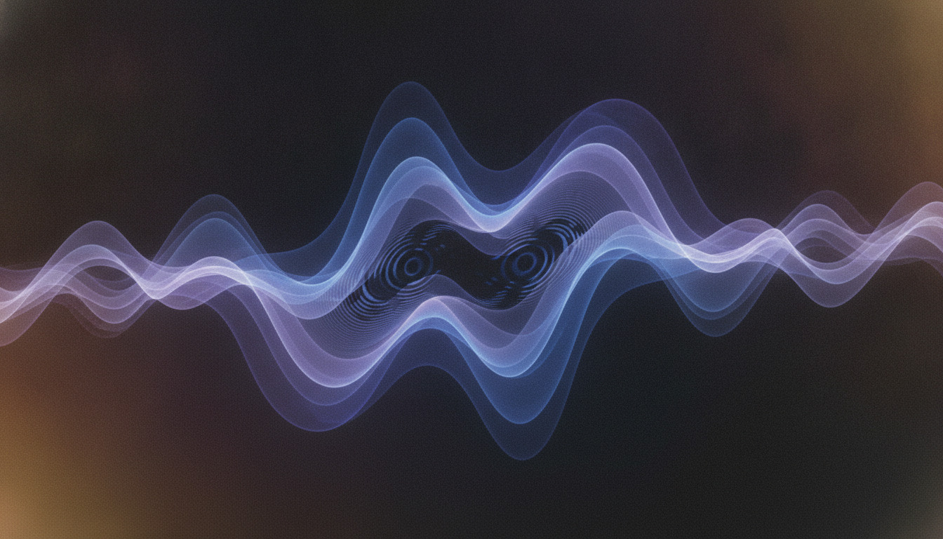 Abstract brainwave patterns showing alpha, theta, and localized delta activity, illustrating the science of non-sleep deep rest.